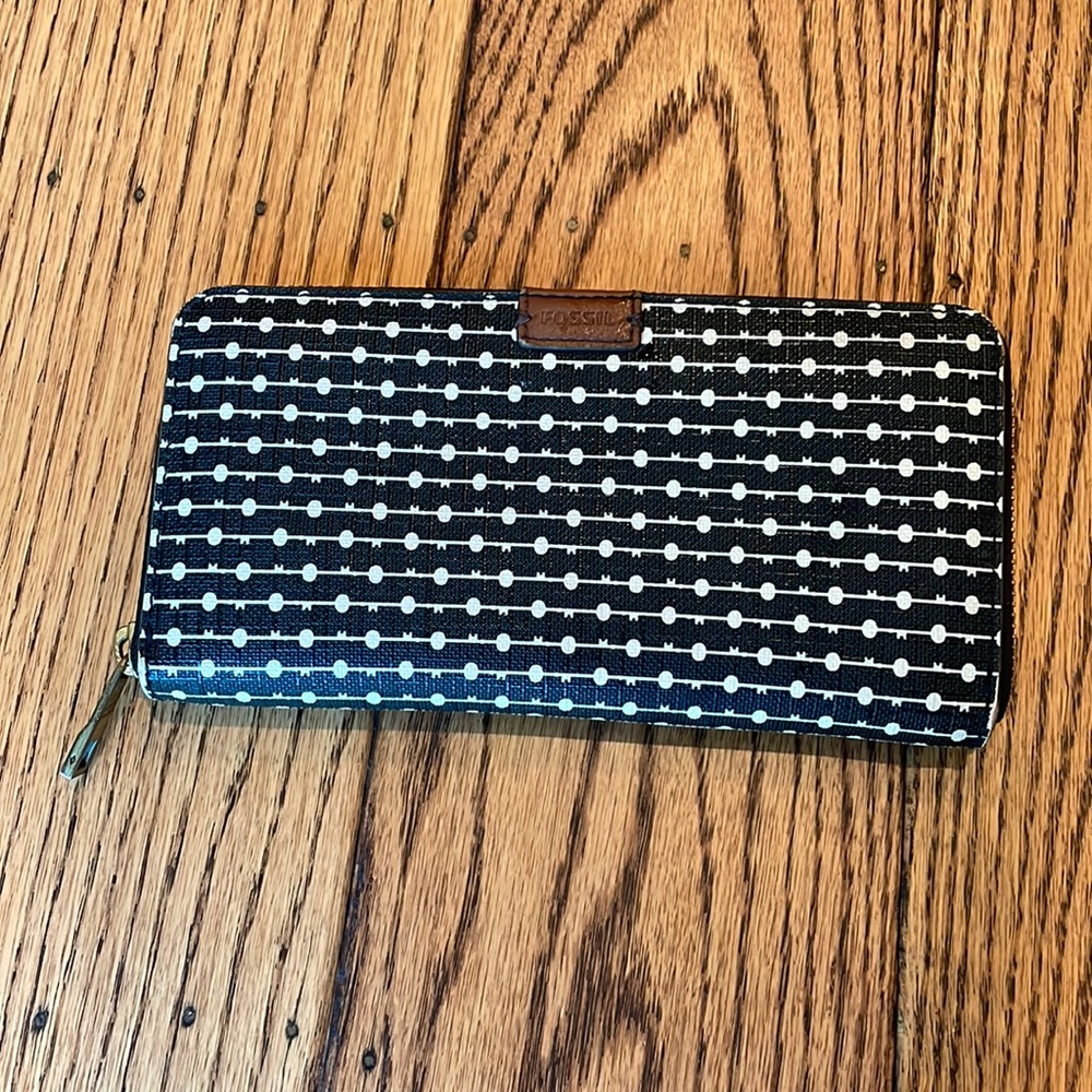 Genuine Leather Vintage Fossil Wallet